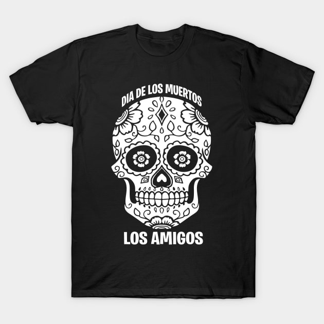 Dia de los muertos Los Amigos gift T-Shirt by GillTee